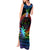 Fiji LGBT Tank Maxi Dress Love Is Love Tapa Pattern Rainbow Water Color - Wonder Print Shop