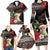 Algeria Christmas Personalized Family Matching Long Sleeve Bodycon Dress and Hawaiian Shirt Fennec Fox Santa and Traditional Pattern LT9 - Wonder Print Shop