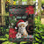 Algeria Christmas Personalized Garden Flag Fennec Fox Santa and Traditional Pattern - Wonder Print Shop