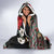 Algeria Christmas Personalized Hooded Blanket Fennec Fox Santa and Traditional Pattern