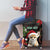 Algeria Christmas Personalized Luggage Cover Fennec Fox Santa and Traditional Pattern - Wonder Print Shop