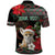 Algeria Christmas Personalized Polo Shirt Fennec Fox Santa and Traditional Pattern - Wonder Print Shop