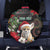 Algeria Christmas Personalized Spare Tire Cover Fennec Fox Santa and Traditional Pattern - Wonder Print Shop