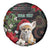 Algeria Christmas Personalized Spare Tire Cover Fennec Fox Santa and Traditional Pattern - Wonder Print Shop