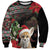 Algeria Christmas Personalized Sweatshirt Fennec Fox Santa and Traditional Pattern - Wonder Print Shop