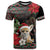 Algeria Christmas Personalized T Shirt Fennec Fox Santa and Traditional Pattern - Wonder Print Shop