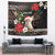 Algeria Christmas Personalized Tapestry Fennec Fox Santa and Traditional Pattern