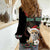 Algeria Christmas Personalized Women Casual Shirt Fennec Fox Santa and Traditional Pattern