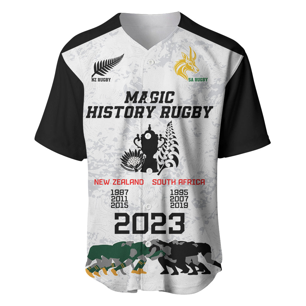 New Zealand South Africa Rugby Baseball Jersey History Commemorative World Cup Winners Unique LT9 - Wonder Print Shop