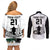 Custom New Zealand South Africa Rugby Couples Matching Off Shoulder Short Dress and Long Sleeve Button Shirt History Commemorative World Cup Winners Unique LT9 - Wonder Print Shop