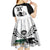 Custom New Zealand South Africa Rugby Kid Short Sleeve Dress History Commemorative World Cup Winners Unique - Wonder Print Shop