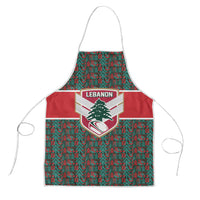 Lebanon Rugby Tree Crest Apron Lebanese Cedar Geometric Heritage