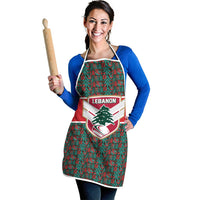 Lebanon Rugby Tree Crest Apron Lebanese Cedar Geometric Heritage
