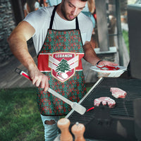 Lebanon Rugby Tree Crest Apron Lebanese Cedar Geometric Heritage
