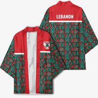 Lebanon Rugby Tree Crest Kimono Lebanese Cedar Geometric Heritage