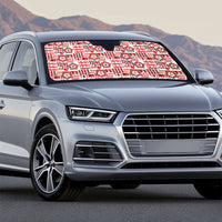 England Rugby Rose Auto Sun Shade Tudor Rose Lion Geometry