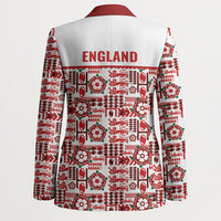 England Rugby Rose Blazer Tudor Rose Lion Geometry