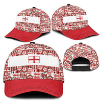England Rugby Rose Classic Cap Tudor Rose Lion Geometry