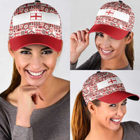 England Rugby Rose Classic Cap Tudor Rose Lion Geometry