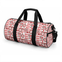 England Rugby Rose Duffle Bag Tudor Rose Lion Geometry