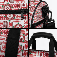 England Rugby Rose Duffle Bag Tudor Rose Lion Geometry