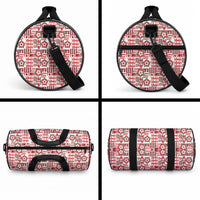 England Rugby Rose Duffle Bag Tudor Rose Lion Geometry