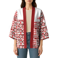 England Rugby Rose Kimono Tudor Rose Lion Geometry