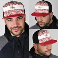 England Rugby Rose Mesh Trucker Cap Tudor Rose Lion Geometry
