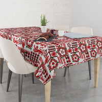 England Rugby Rose Tablecloth Tudor Rose Lion Geometry