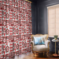 England Rugby Rose Window Curtain Tudor Rose Lion Geometry