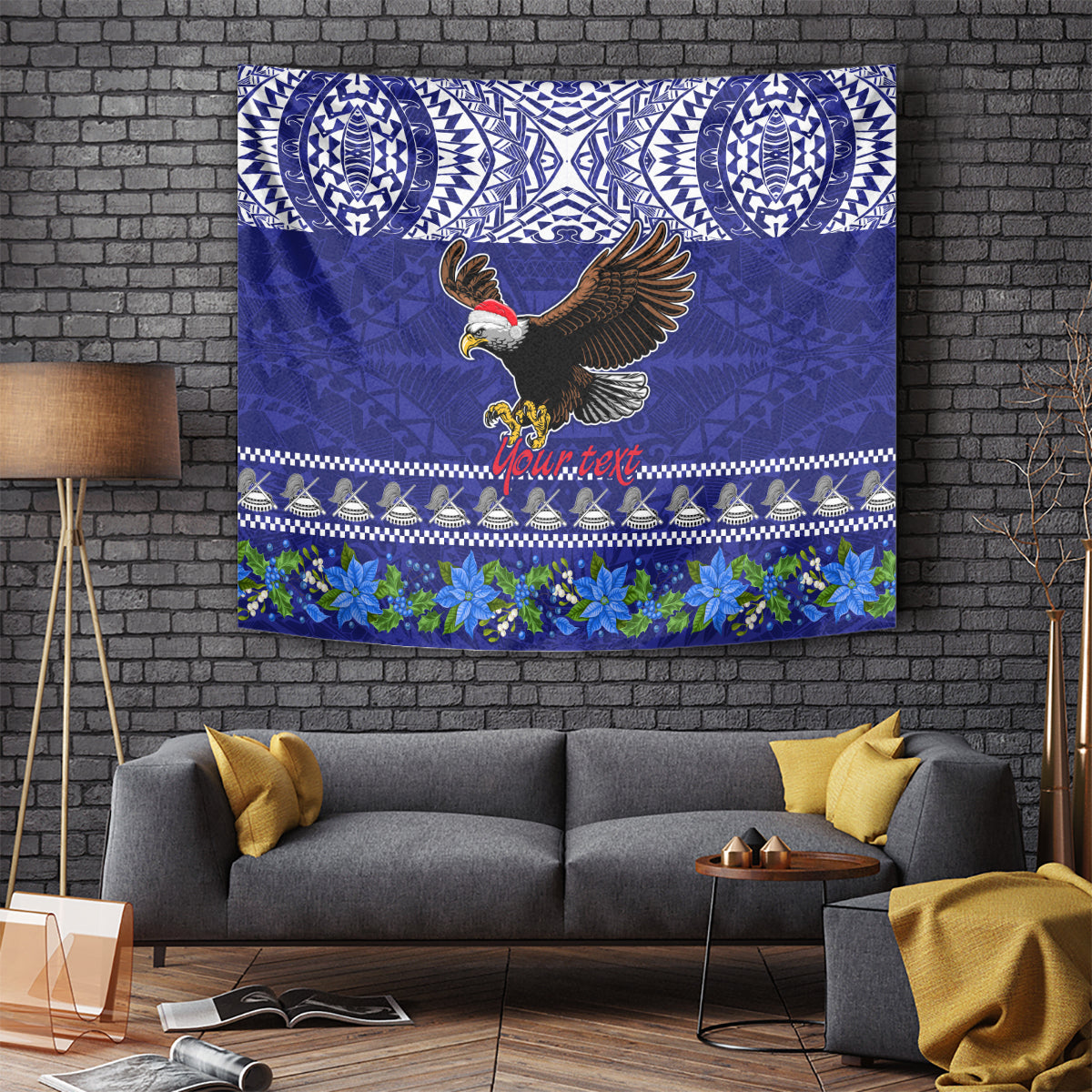 personalised-american-samoa-christmas-tapestry-manuia-le-kerisimasi-polynesian-tribal