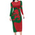 morocco-proclamation-day-with-flag-color-long-sleeve-bodycon-dress