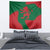 morocco-proclamation-day-with-flag-color-tapestry