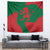 morocco-proclamation-day-with-flag-color-tapestry