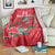 Custom Oman Cricket Blanket 2016 Vintage Away Retro