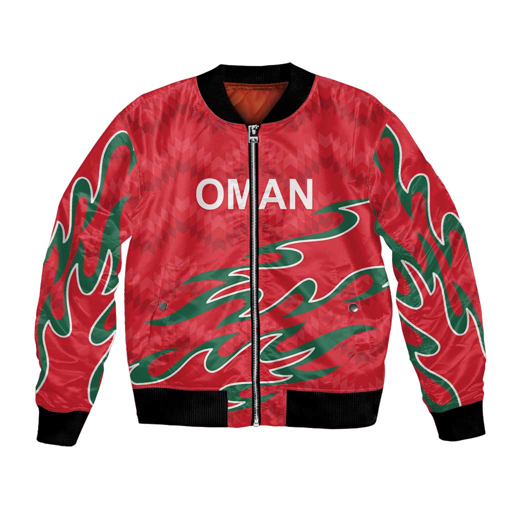 Custom Oman Cricket Bomber Jacket 2016 Vintage Away Retro LT9 - Wonder Print Shop