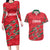 Custom Oman Cricket Couples Matching Long Sleeve Bodycon Dress and Hawaiian Shirt 2016 Vintage Away Retro LT9 - Wonder Print Shop