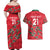 Custom Oman Cricket Couples Matching Off Shoulder Maxi Dress and Hawaiian Shirt 2016 Vintage Away Retro LT9 - Wonder Print Shop