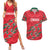 Custom Oman Cricket Couples Matching Summer Maxi Dress and Hawaiian Shirt 2016 Vintage Away Retro LT9 - Wonder Print Shop