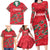 Custom Oman Cricket Family Matching Long Sleeve Bodycon Dress and Hawaiian Shirt 2016 Vintage Away Retro LT9 - Wonder Print Shop