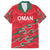 Custom Oman Cricket Family Matching Long Sleeve Bodycon Dress and Hawaiian Shirt 2016 Vintage Away Retro LT9 - Wonder Print Shop