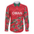 Custom Oman Cricket Family Matching Long Sleeve Bodycon Dress and Hawaiian Shirt 2016 Vintage Away Retro LT9 - Wonder Print Shop