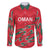 Custom Oman Cricket Family Matching Off The Shoulder Long Sleeve Dress and Hawaiian Shirt 2016 Vintage Away Retro - Wonder Print Shop