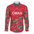 Custom Oman Cricket Family Matching Puletasi and Hawaiian Shirt 2016 Vintage Away Retro - Wonder Print Shop