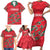 Custom Oman Cricket Family Matching Short Sleeve Bodycon Dress and Hawaiian Shirt 2016 Vintage Away Retro - Wonder Print Shop