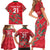 Custom Oman Cricket Family Matching Short Sleeve Bodycon Dress and Hawaiian Shirt 2016 Vintage Away Retro - Wonder Print Shop