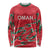 Custom Oman Cricket Long Sleeve Shirt 2016 Vintage Away Retro - Wonder Print Shop