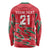 Custom Oman Cricket Long Sleeve Shirt 2016 Vintage Away Retro - Wonder Print Shop