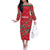 Custom Oman Cricket Off The Shoulder Long Sleeve Dress 2016 Vintage Away Retro - Wonder Print Shop