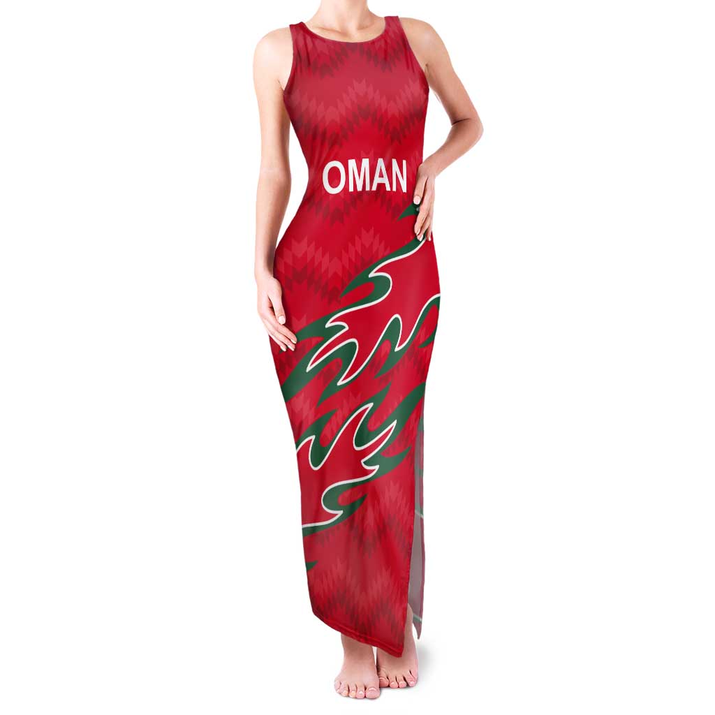 Custom Oman Cricket Tank Maxi Dress 2016 Vintage Away Retro - Wonder Print Shop